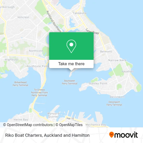 Riko Boat Charters map