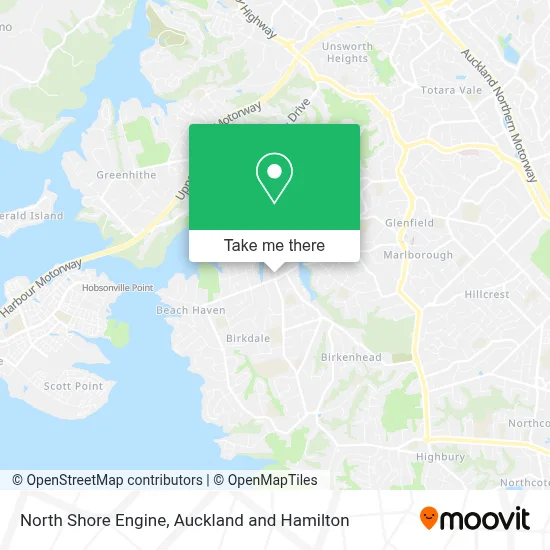 North Shore Engine map