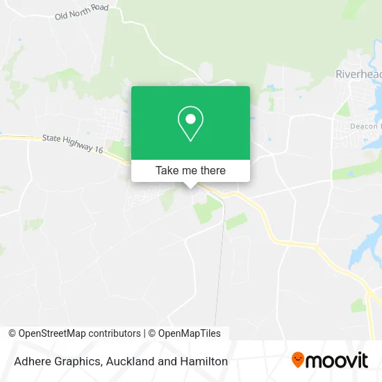 Adhere Graphics map