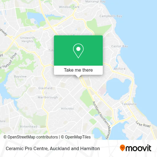 Ceramic Pro Centre map