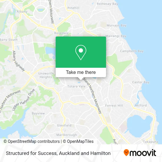 Structured for Success map