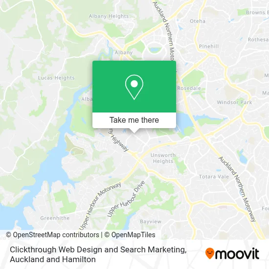 Clickthrough Web Design and Search Marketing map