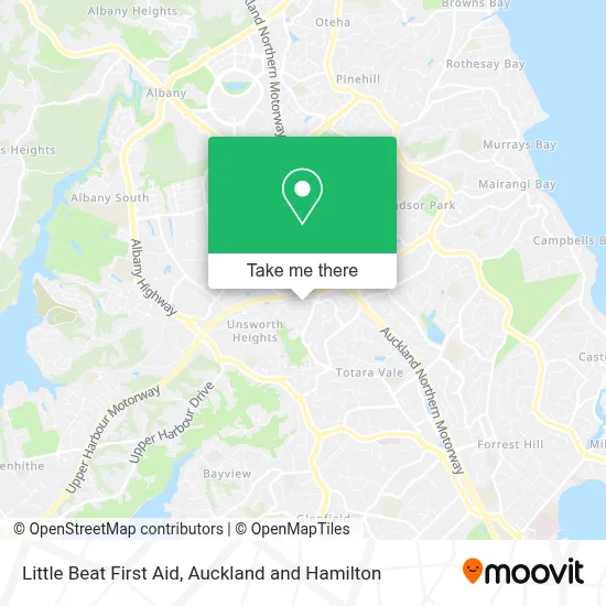 Little Beat First Aid map