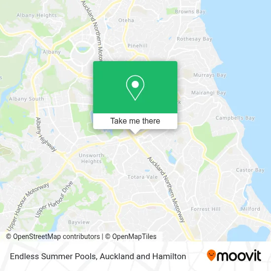 Endless Summer Pools map