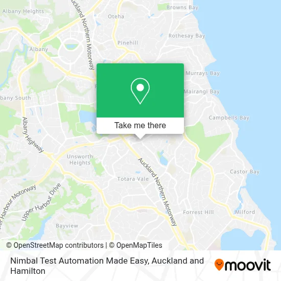 Nimbal Test Automation Made Easy map