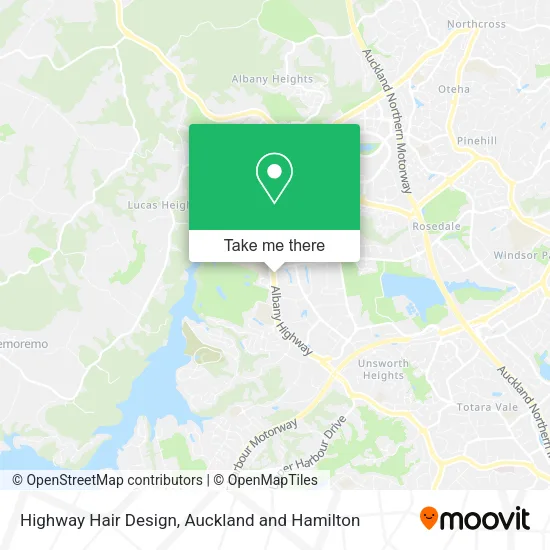 Highway Hair Design map