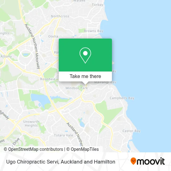 Ugo Chiropractic Servi map