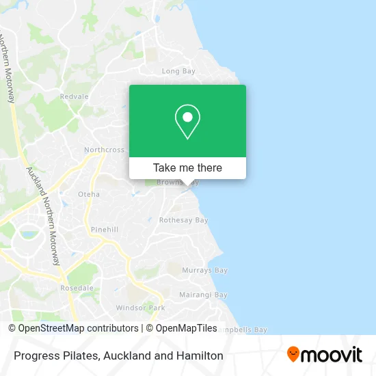 Progress Pilates map
