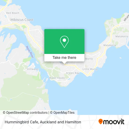 Hummingbird Cafe map