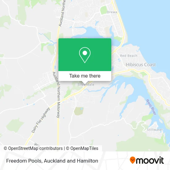 Freedom Pools map