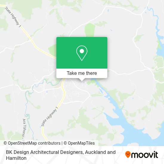 BK Design Architectural Designers map