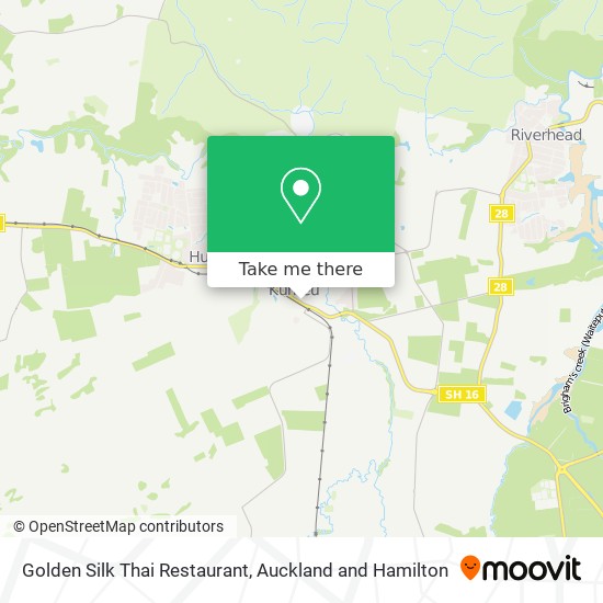 Golden Silk Thai Restaurant map