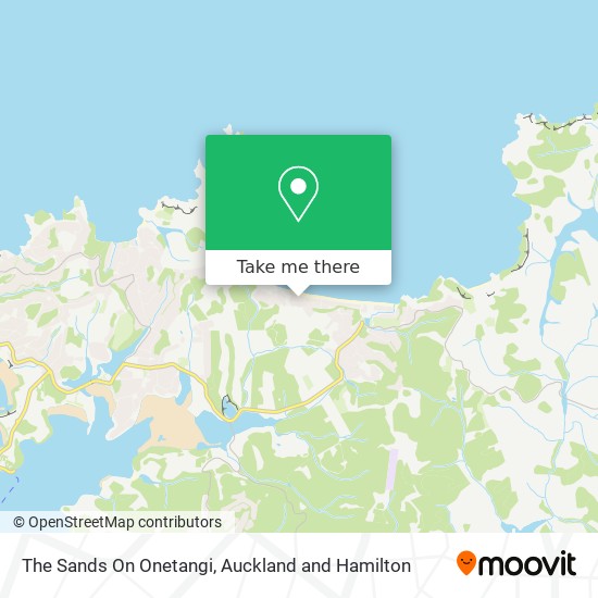 The Sands On Onetangi map