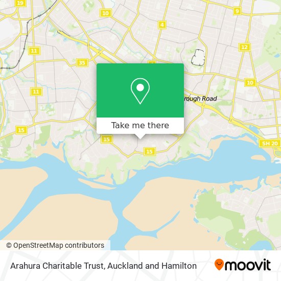 Arahura Charitable Trust map