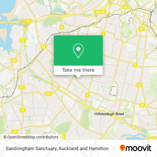 Sandringham Sanctuary map