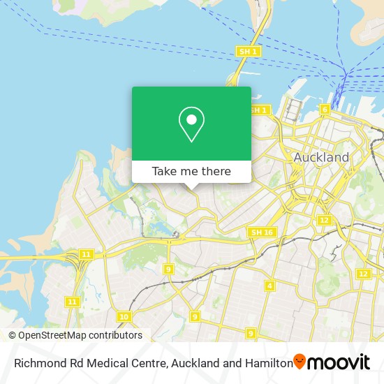 Richmond Rd Medical Centre map