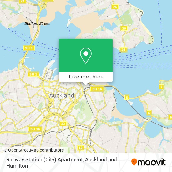 Railway Station (City) Apartment map