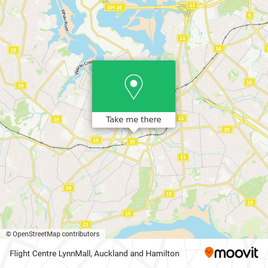 Flight Centre LynnMall map