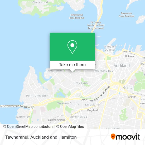 Tawharanui map