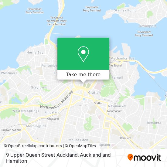 9 Upper Queen Street Auckland地图