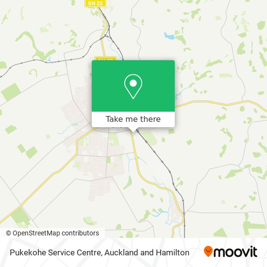 Pukekohe Service Centre map