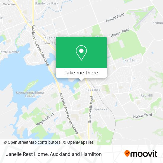 Janelle Rest Home map