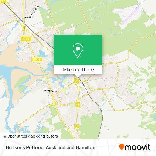 Hudsons Petfood map