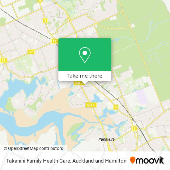 Takanini Family Health Care map