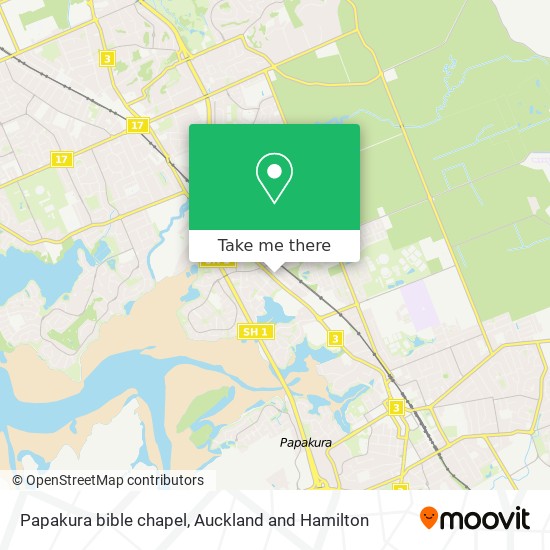 Papakura bible chapel map