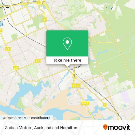 Zodiac Motors map