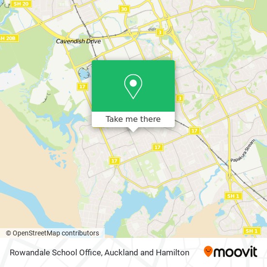 Rowandale School Office地图