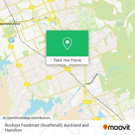 Rockyyz Foodmart (Southmall) map