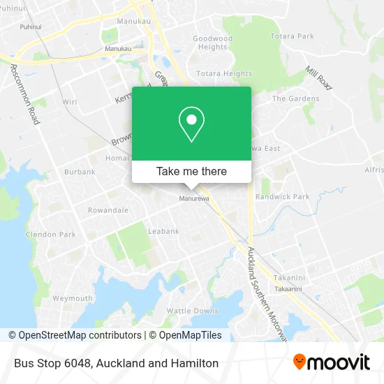 Bus Stop 6048 map