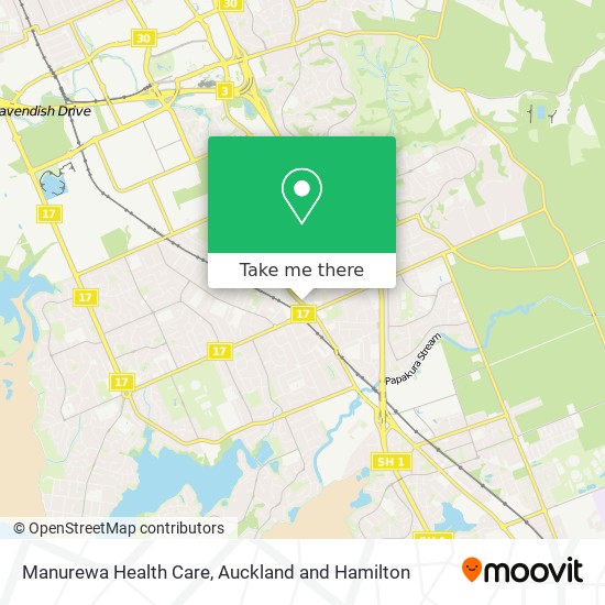 Manurewa Health Care map