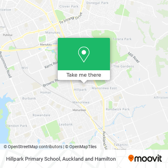 Hillpark Primary School map