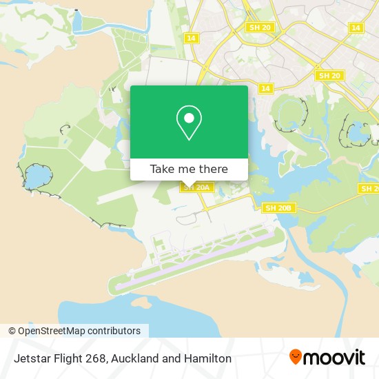 Jetstar Flight 268 map