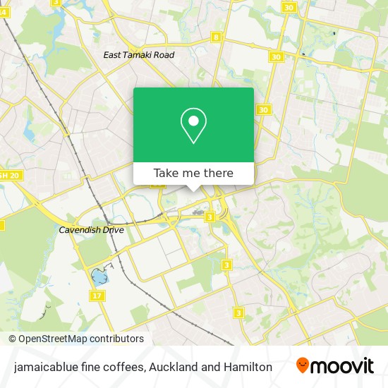 jamaicablue fine coffees map