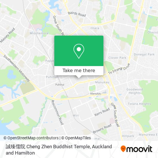 誠臻儒院 Cheng Zhen Buddhist Temple map