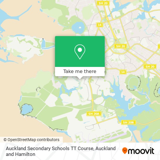 Auckland Secondary Schools TT Course地图