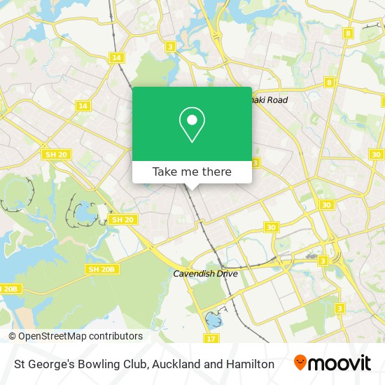 St George's Bowling Club地图