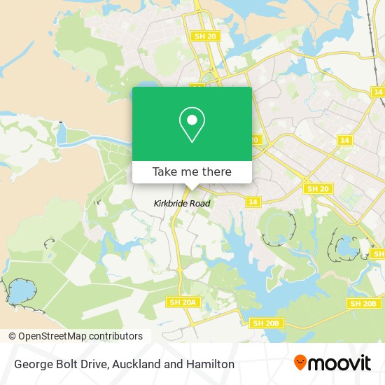 George Bolt Drive map