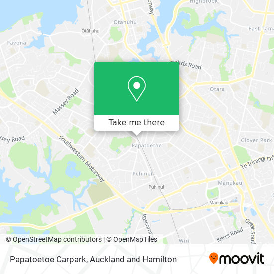 Papatoetoe Carpark map