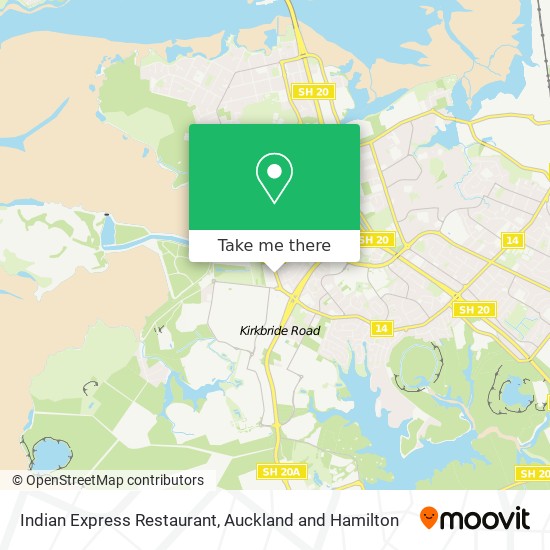 Indian Express Restaurant map