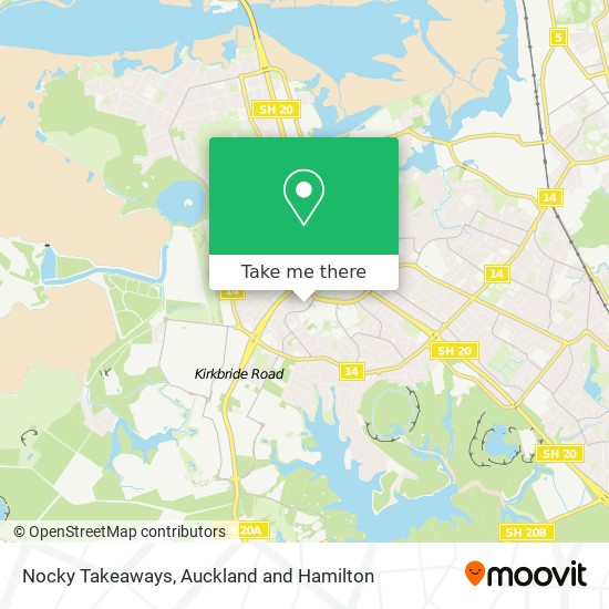 Nocky Takeaways地图