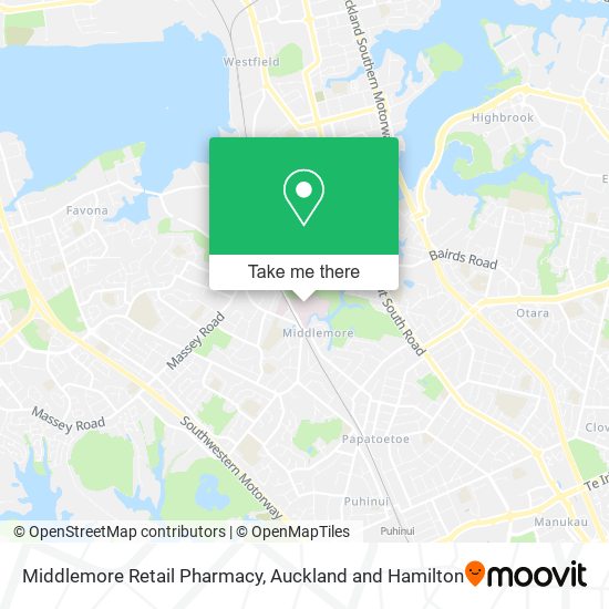 Middlemore Retail Pharmacy map