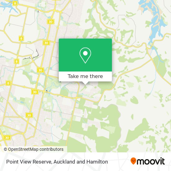 Point View Reserve map