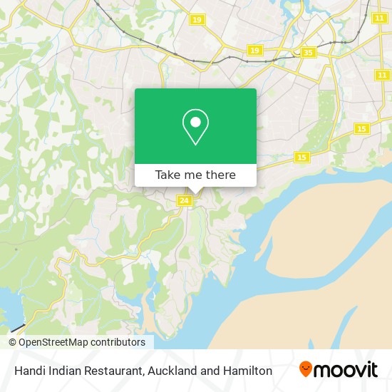 Handi Indian Restaurant map