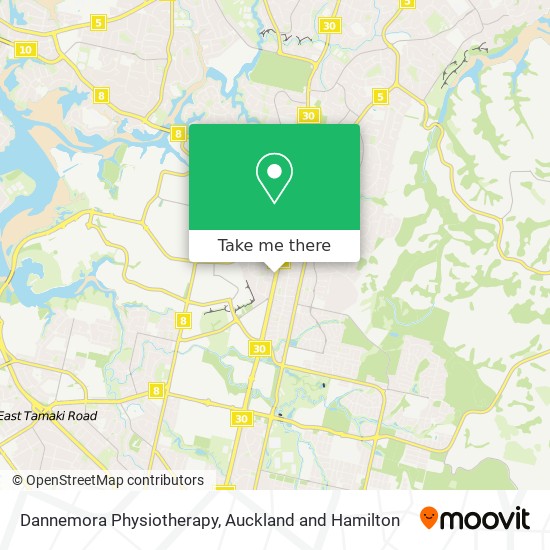 Dannemora Physiotherapy map