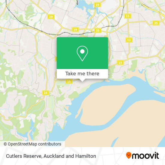 Cutlers Reserve map
