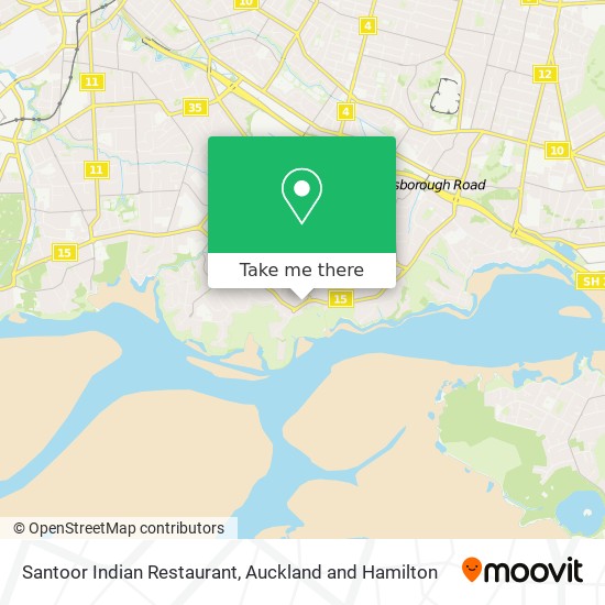 Santoor Indian Restaurant map